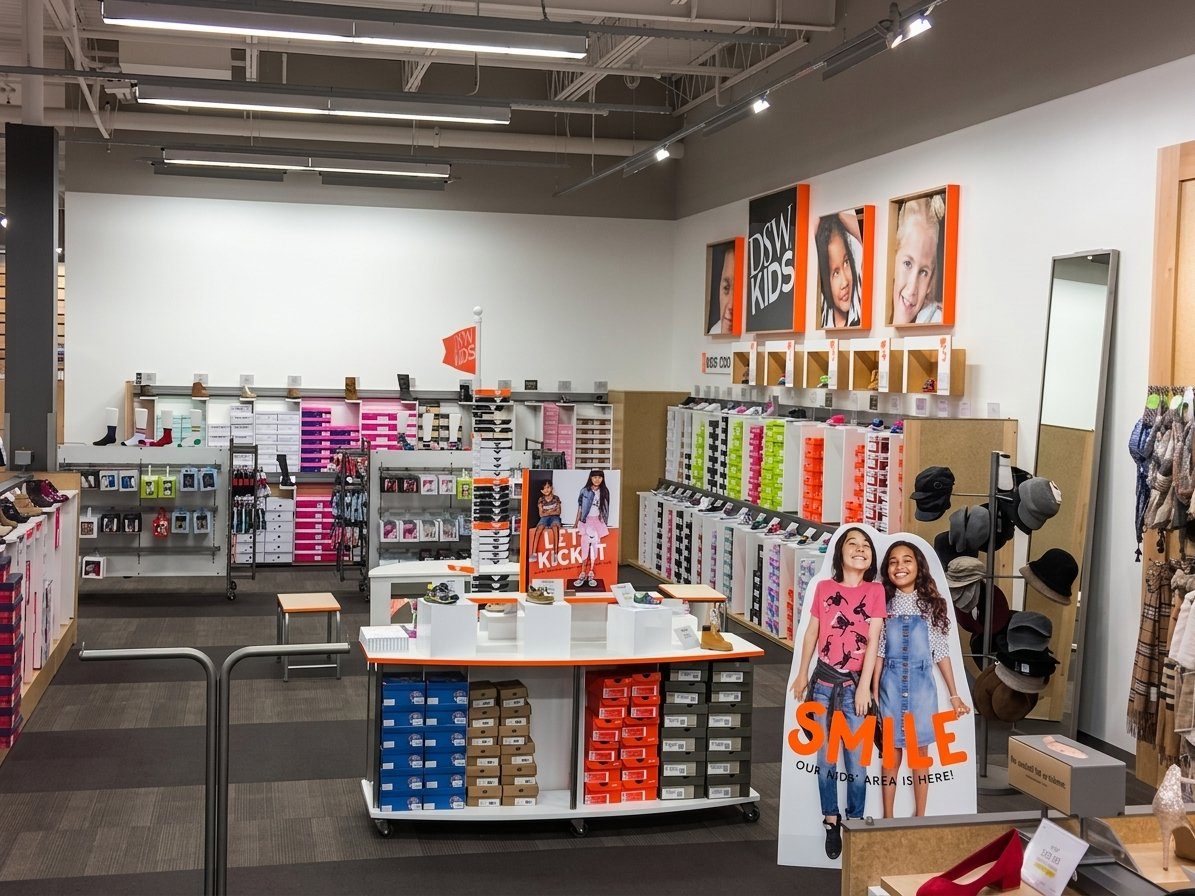 DSW interior progress, Savannah, GA